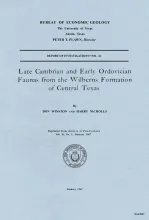 Late Cambrian and Early Ordovician faunas from the Wilberns Formation of central Texas