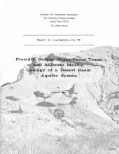 Presidio Bolson, Trans-Pecos Texas and adjacent Mexico:  geology of a desert basin aquifer system