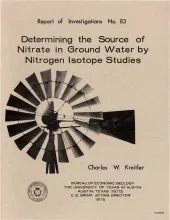 Determining the source of nitrate in ground water by nitrogen isotope studies