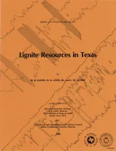 Lignite resources in Texas