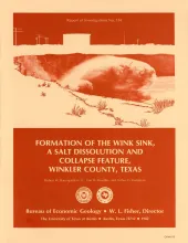 Formation of the Wink Sink, a salt dissolution and collapse feature, Winkler County, Texas