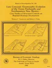 Late Cenozoic geomorphic evolution of the Texas panhandle and northeastern New Mexico -- case studies of structural controls on regional drainage development