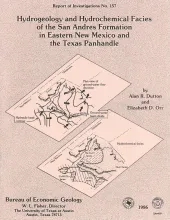 Hydrogeology and hydrochemical facies of the San Andres Formation in eastern New Mexico and the Texas panhandle