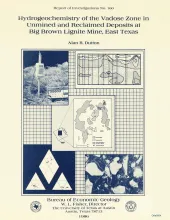 Hydrogeochemistry of the vadose zone in unmined and reclaimed deposits at Big Brown lignite mine, east Texas