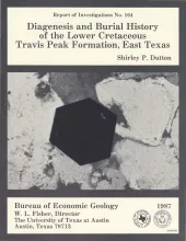 Diagenesis and burial history of the Lower Cretaceous Travis Peak Formation, east Texas
