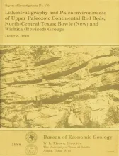 Lithostratigraphy and paleoenvironments of Upper Paleozoic continental red beds, north-central Texas:  Bowie (new) and Wichita (revised) Groups