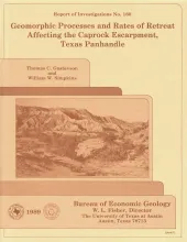 Geomorphic processes and rates of retreat affecting the Caprock Escarpment, Texas panhandle