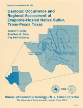 Geologic occurrence and regional assessment of evaporite-hosted native sulfur, Trans-Pecos Texas