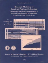 Reservoir Modeling of Restricted Platform Carbonates: Geologic/Geostatistical Characterization of Interwell-Scale Reservoir Heterogeneity, Dune Field, Crane County, Texas
