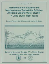 Identification of sources and mechanisms of salt-water pollution affecting ground-water quality:  a case study, West Texas