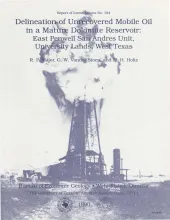 Delineation of unrecovered mobile oil in a mature dolomite reservoir:  East Penwell San Andres Unit, university lands, West Texas