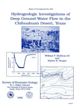 Hydrogeologic investigations of deep ground-water flow in the Chihuahuan Desert, Texas