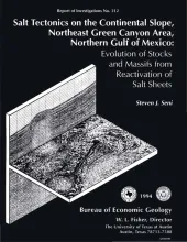 Salt Tectonics on the Continental Slope, Northeast Green Canyon Area, Northern Gulf of Mexico