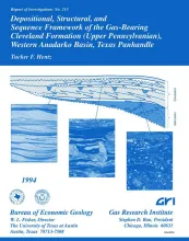 Depositional, structural, and sequence framework of the gas-bearing Cleveland Formation (Upper Pennsylvanian), western Anadarko basin, Texas panhandle