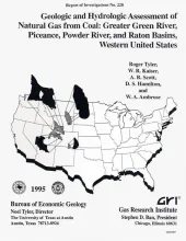 Geologic and Hydrologic Assessment of Natural Gas from Coal: Greater Green River, Piceance, Powder River, and Raton Basins, Western United States