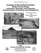 Geology of the Solitario dome, Trans-Pecos Texas:  Paleozoic, Mesozoic, and Cenozoic sedimentation, tectonism, and magmatism