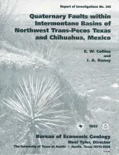 Quaternary faults within intermontane basins of northwest Trans-Pecos Texas and Chihuahua, Mexico