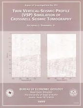 Twin vertical-seismic-profile (VSP) simulation of crosswell seismic tomography