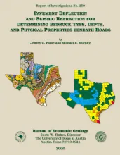 Pavement Deflection and Seismic Refraction for Determining Bedrock Type, Depth, and Physical Properties beneath Roads