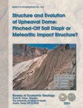 Structure and Evolution of Upheaval Dome: Pinched-Off Salt Diapir or Meteoritic Impact Structure?
