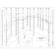 Mesozoic Cross Section, Maverick County to Robertson County