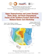 Upper Pennsylvanian and Lower Permian Shelf, Slope, and Basin Depositional Facies of the Southern Eastern Shelf of the Midland Basin: Core Workshop