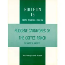 Pliocene Carnivores of the Coffee Ranch (type Hemphill) Local Fauna