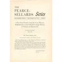 A New Fossil Tortoise from the Texas Miocene, with Remarks on the Probable Geologic History of Tortoises