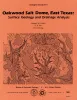 Oakwood salt dome, east Texas:  surface geology and drainage analysis