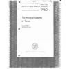 The Mineral Industry of Texas in 1960